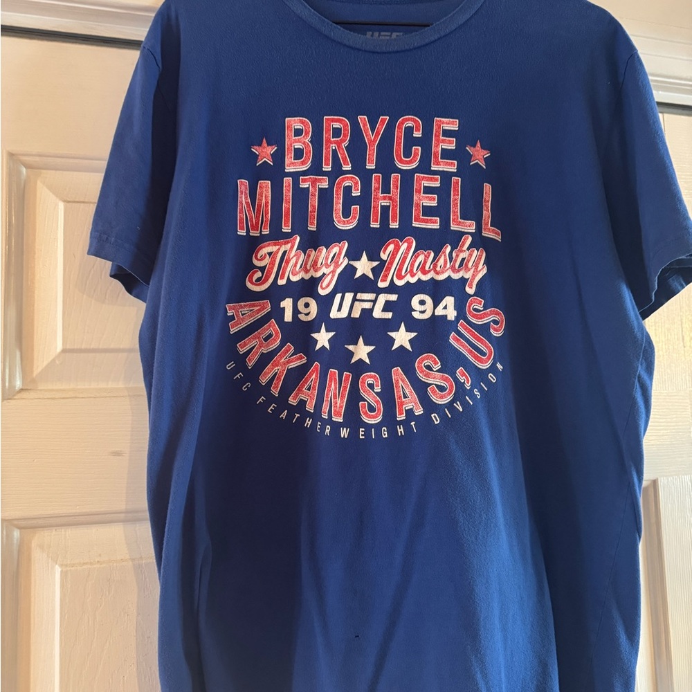 UFC Blue Graphic Men's Tee - Bryce Mitchell